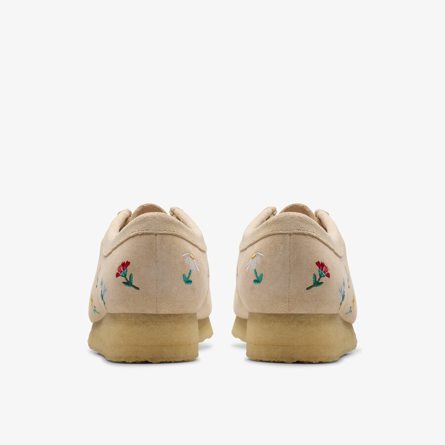 wallabee - taupe broderi